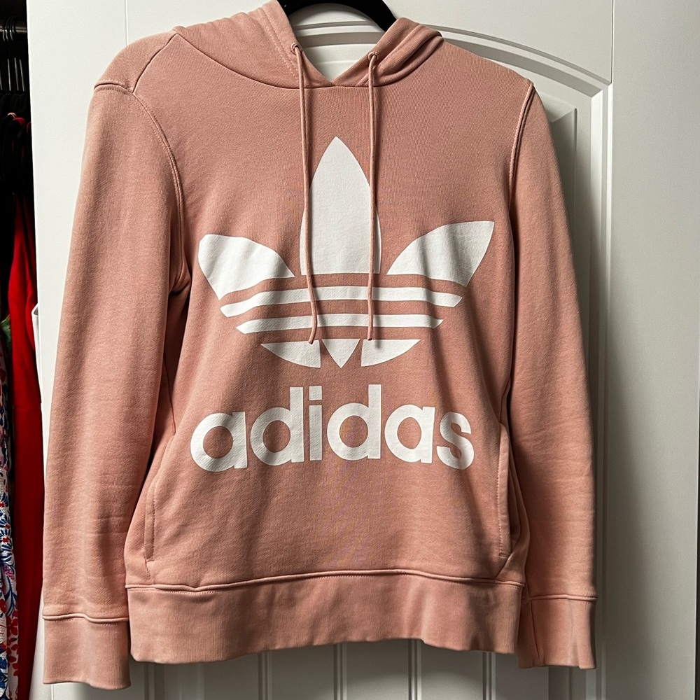 Women’s Rose color Adidas Hoodie